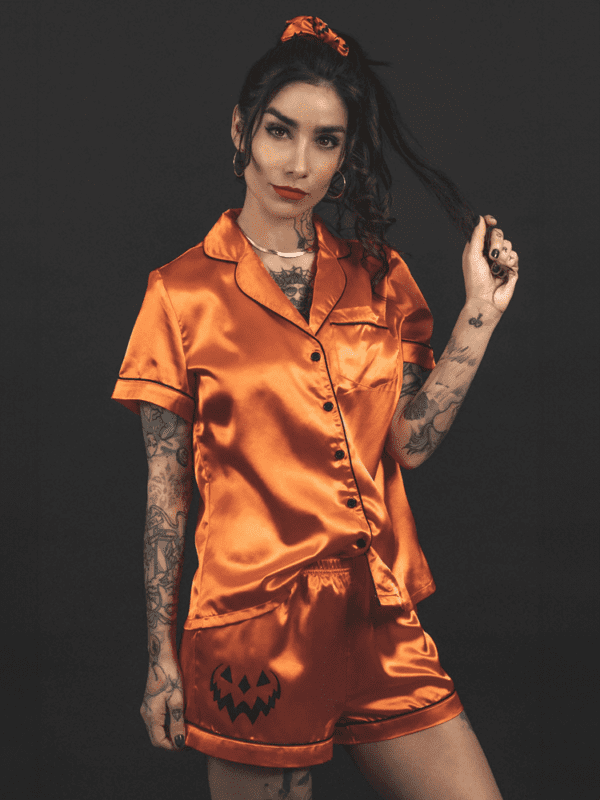 dames pyjama voor halloween