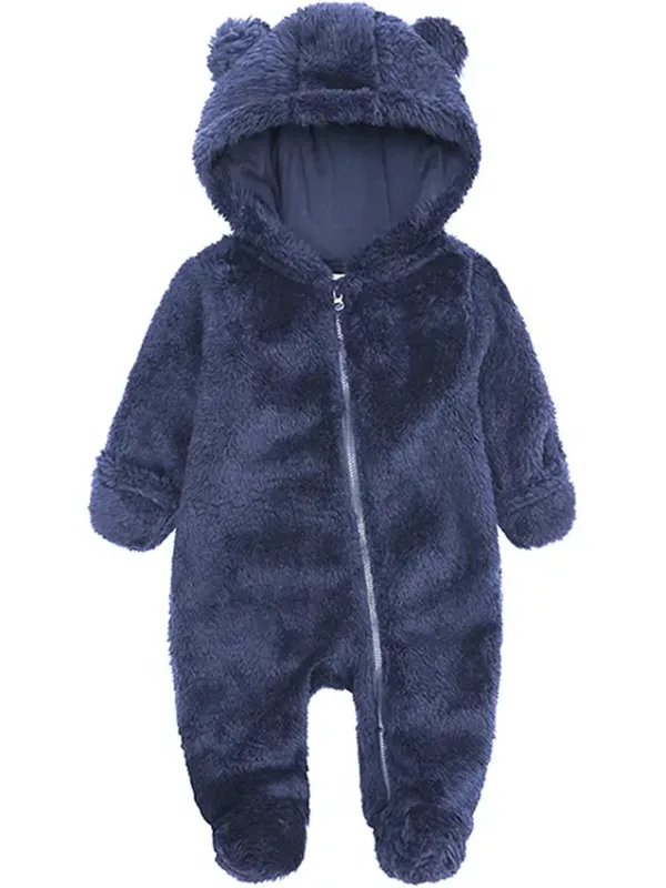 Introducing our super-soft and cozy Bear Onesie Baby, the perfect addition to your little one's wardrobe. Your baby will look absolutely adorable in this onesie that features a cute bear design. Available in classic black, it's easy to mix and match with other outfits for a stylish look. Our Bear Onesie Baby is made with the highest quality materials to ensure comfort and durability, perfect for everyday wear or special occasions. This onesie also makes a thoughtful and practical gift for new parents. Get your baby ready for a cozy day of play with our Bear Onesie Baby!