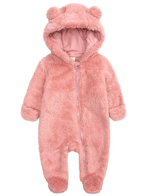 fluffy bear onesie