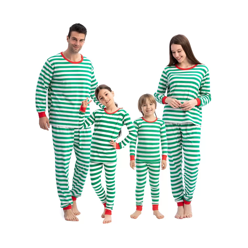 děti dívky pánské chlapci odpovídající rodinné vánoční pyžamo