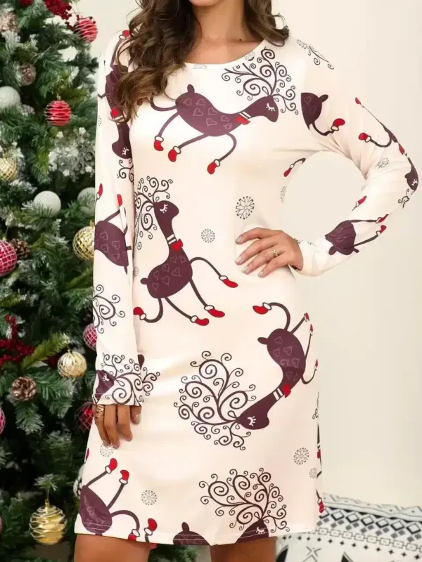 christmas pajama dress (1)