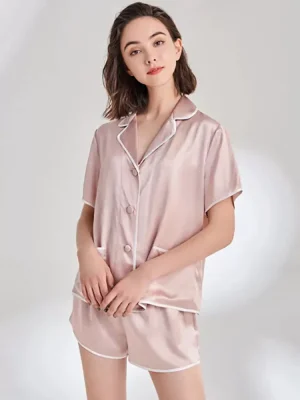 conjuntos cortos de pijama para mujer