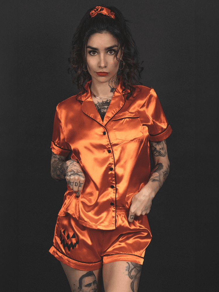 halloweenpyjamas för vuxna