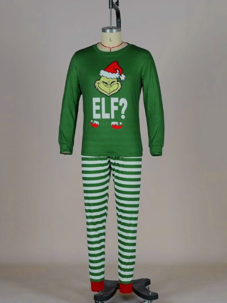 family christmas pajamas grinch