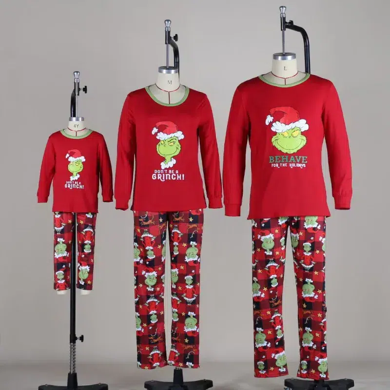 grinch christmas vacation pajamas for women