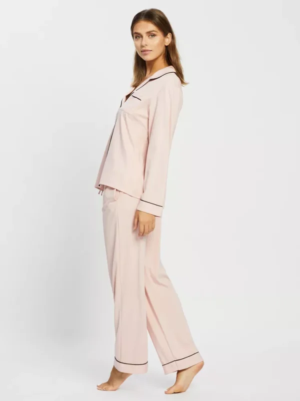 conjunto de pijama de manga comprida