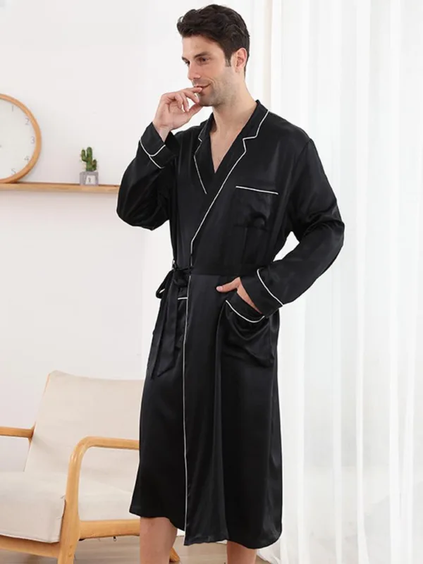 kimono robe mens silk dressing gown silk mens