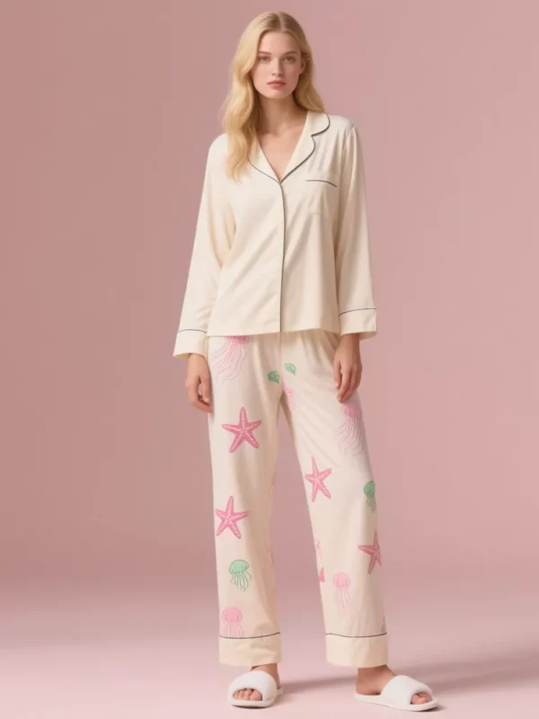 white pj set​