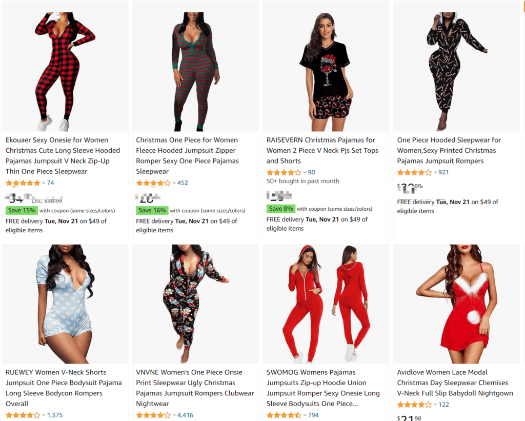 Sexy Weihnachts-PJs