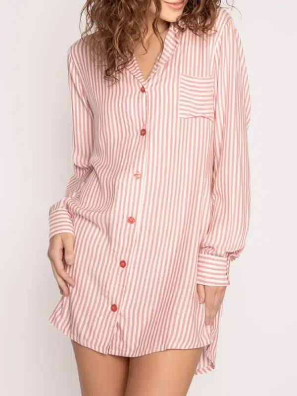button up nightgown