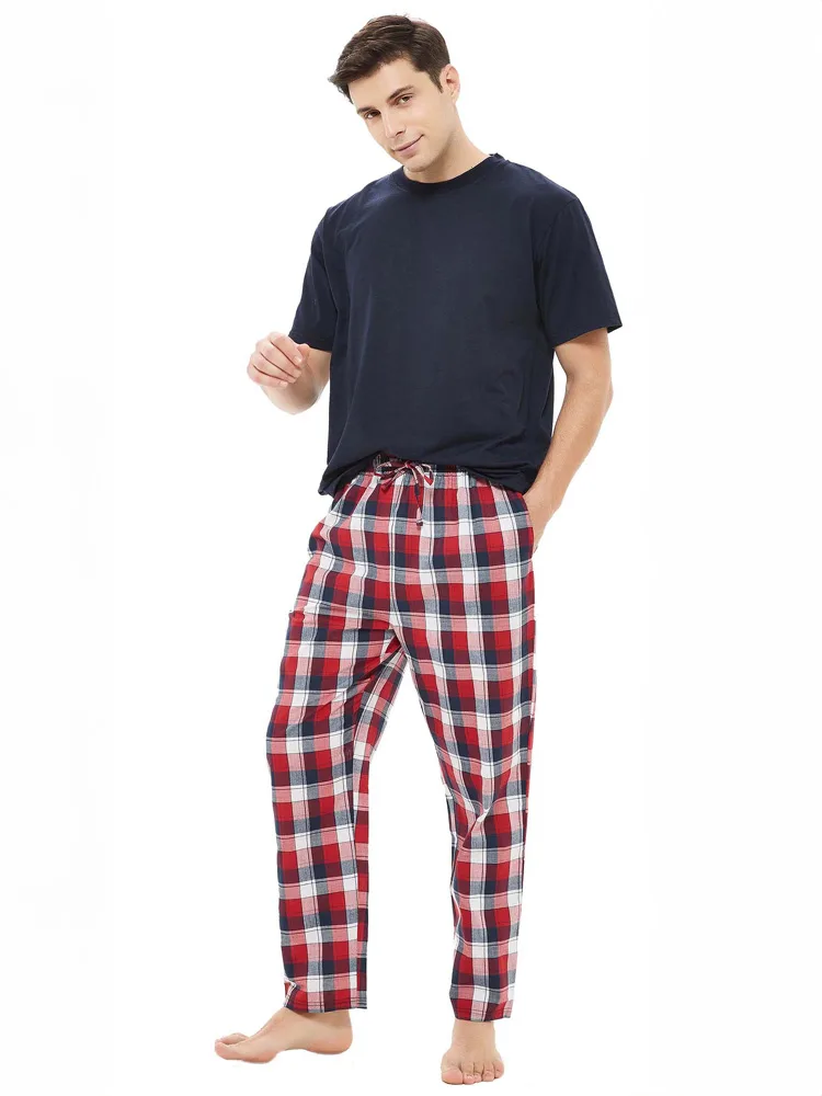 mens cotton pajama pants