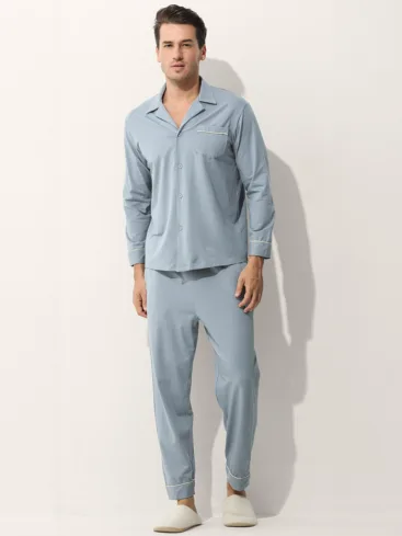 Pyjamas i bomull för herrar