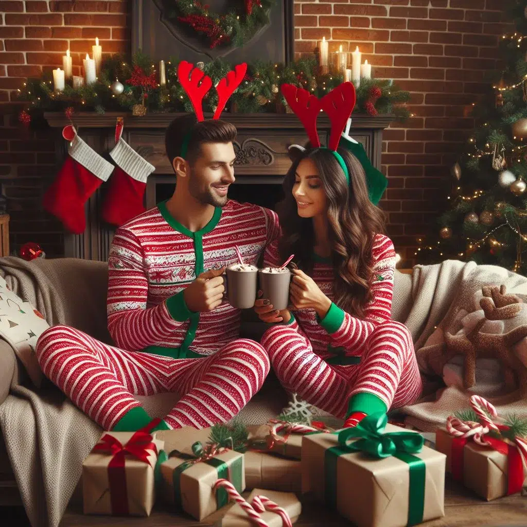 Christmas PJs for couples