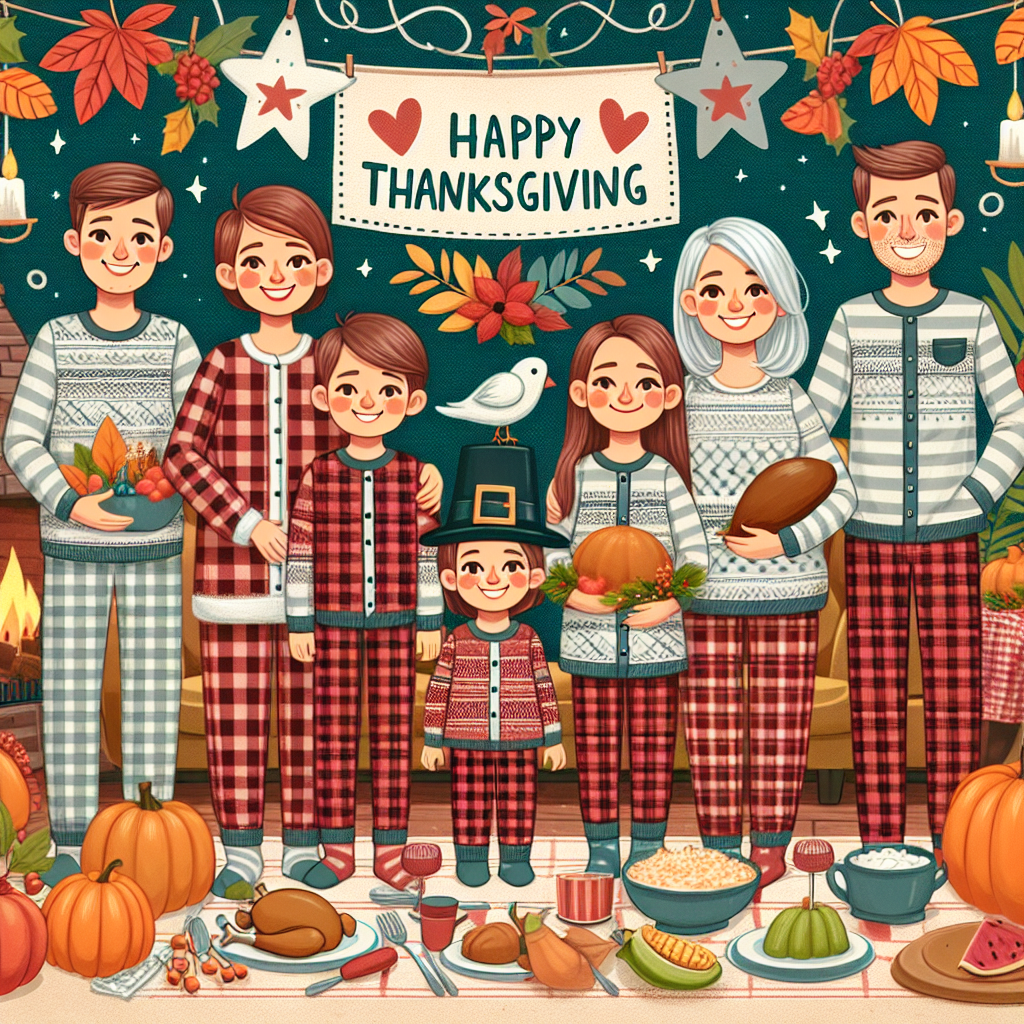 サンクスギビング・ファミリー・パジャマ