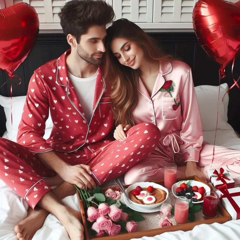 Valentine's Day pajamas