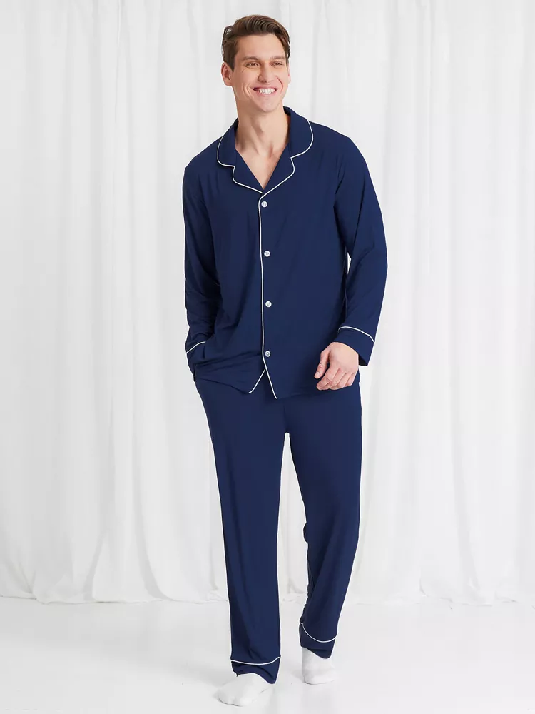 Pyjama en bambou personnalisé pyjama en bambou pour homme