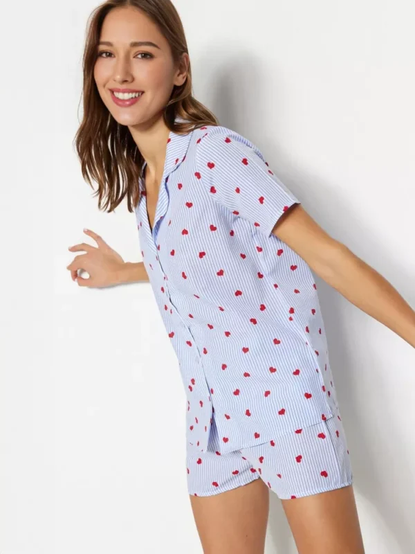 Hjertesæt til pyjamas