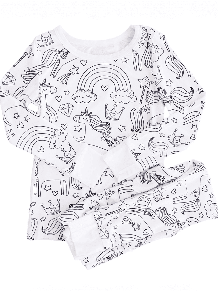 Pinta os teus sonhos: Descobre a diversão de Color Me Pajamas 5 pijama para colorir para crianças