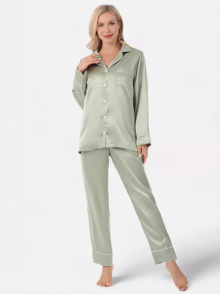 pijamas de seda personalizados