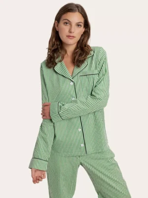 Pyjamas-sæt i bomuld til kvinder
