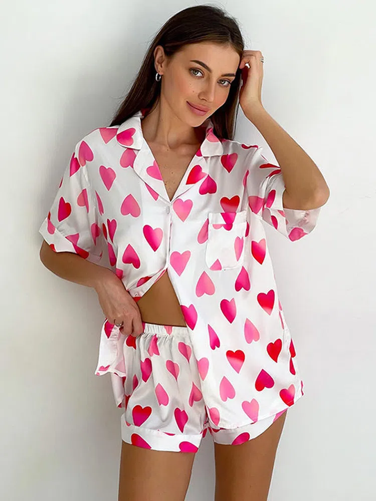 womens valentines pajamas