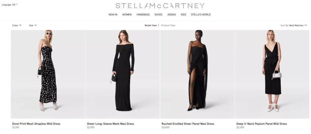 Comment lancer une marque de vêtements durables : Tendances, défis et solutions 7 la marque de vêtements Stella McCartney