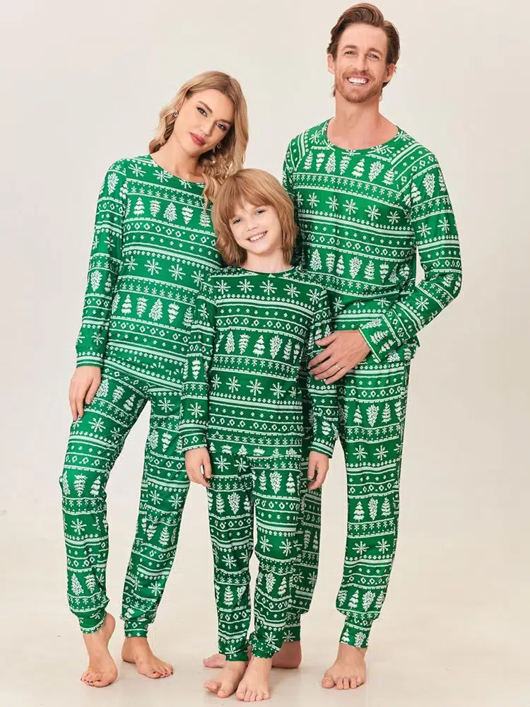 pyjamas matchende familie