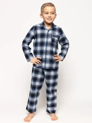 Flannel-pyjamas til drenge