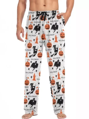 calças de pijama de Halloween