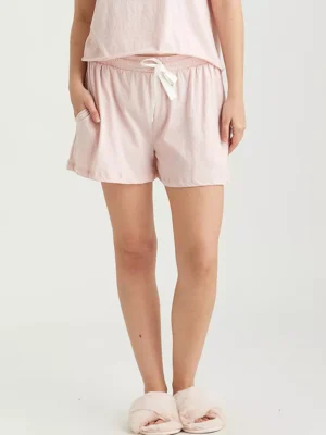 ladies cotton pajama shorts