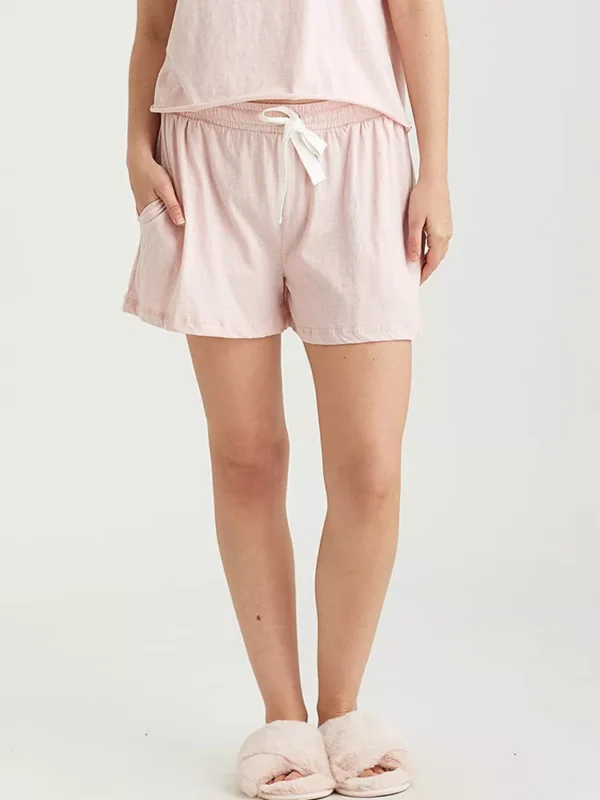short de pyjama en coton pour femmes