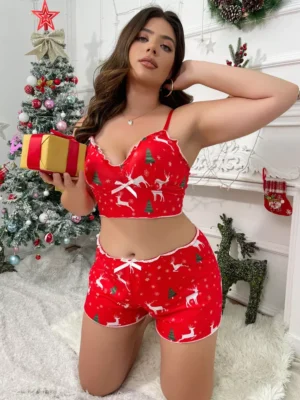 świąteczna piżama sexy