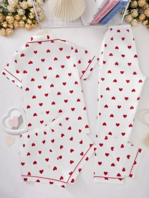 pyjama pour la Saint-Valentin