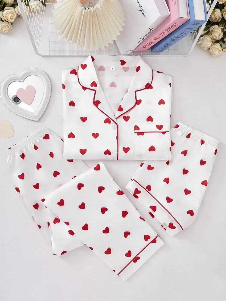 Εξατομικευμένες πιτζάμες της ημέρας του Αγίου Βαλεντίνου γυναικείες πιτζάμες για την ημέρα του Αγίου Βαλεντίνου