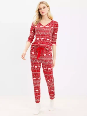 γυναικείες χριστουγεννιάτικες πιτζάμες